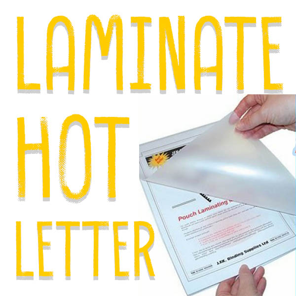 Laminate - Letter